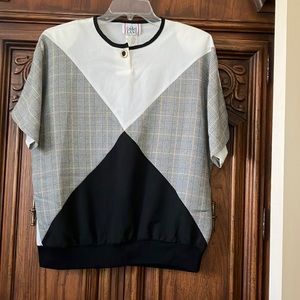 NWT Cricket Lane 80’s made in USA blouse